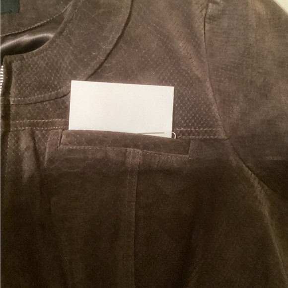 Bernardo Suede Jacket - Brown Python (2X*) - Picture 12 of 12